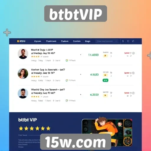 Usuários elogiam a interface do site btbtVIP